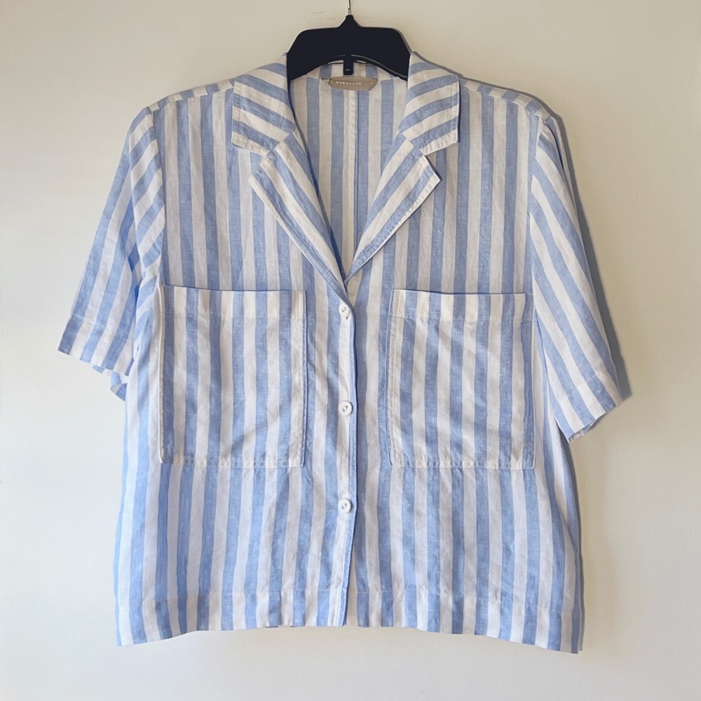 Everlane The Notch Shirt in Linen